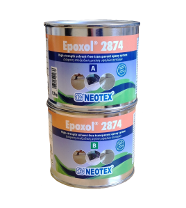 EPOXOL 2874 epoksidinė derva liejimui ir akmens kilimams, 0,3 kg