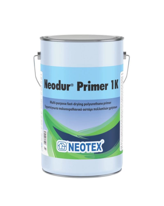 NEODUR PRIMER 1K poliuretaninis gruntas betonui, asfaltui, metalui, 5 L