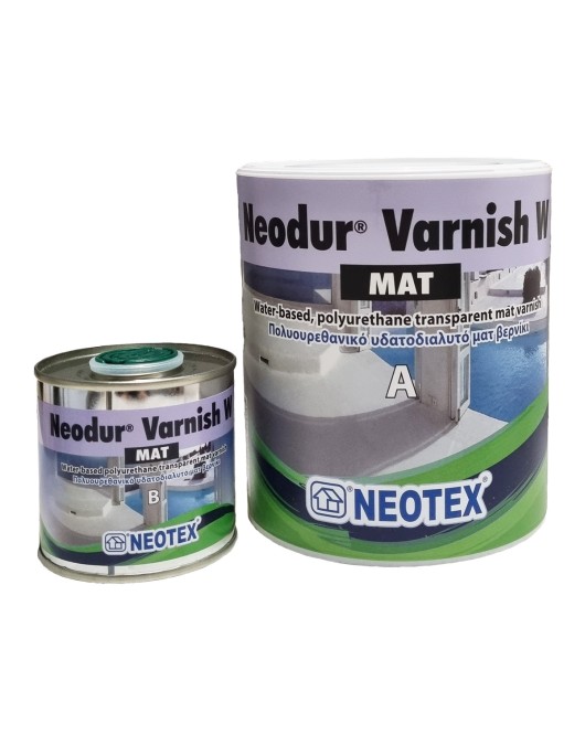 NEODUR VARNISH W MAT matinis betono lakas, 0,8 kg NEODUR VARNISH W MAT matinis betono lakas, 0,8 kg