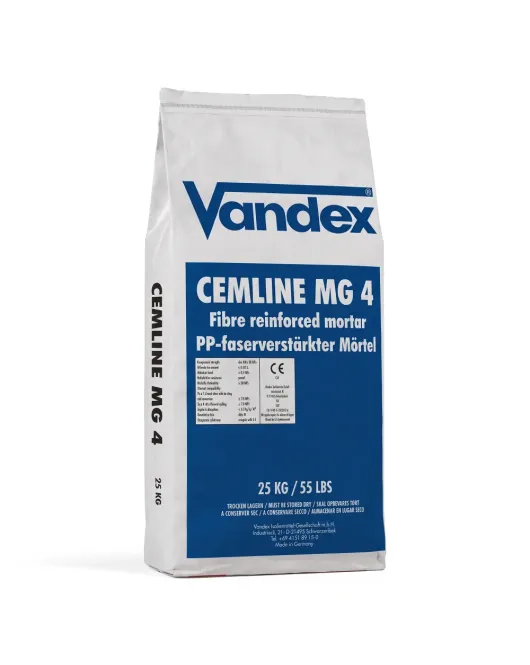 VANDEX CEMLINE MG 4 armuotas remontinis hidroizoliacinis mišinys, 25kg