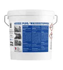VANDEX PLUG - rapid setting cementitious waterstop mortar, 15 kg