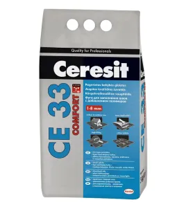 Ceresit CE33 Comfort spalvotas glaistas siauroms siūlėms (1-8 mm), bahama (43), 5kg