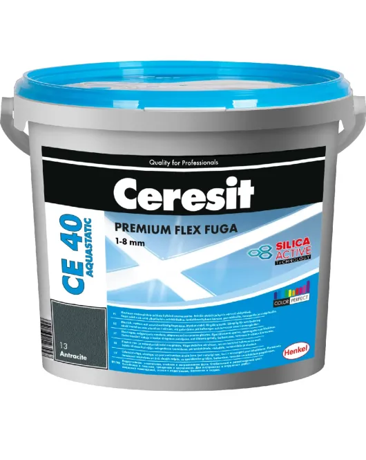 Ceresit CE40 Premium Flex Fuga elastingas plytelių siūlių glaistas (1-8 mm), almond brown (145), 2kg