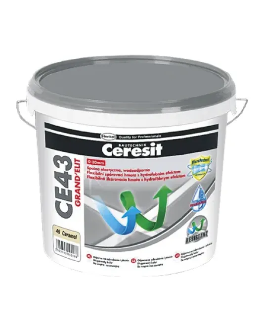 Ceresit CE43 Grand'Elit ekstra atsparus elastingas glaistas siūlėms (iki 20 mm), baltas (01), 5kg