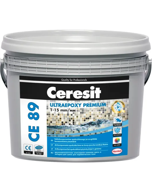 Ceresit CE89 UltraEpoxy Premium 2 komp. epoksidinis glaistas ir klijai (1-15 mm), Jasmine (840), 2,5kg