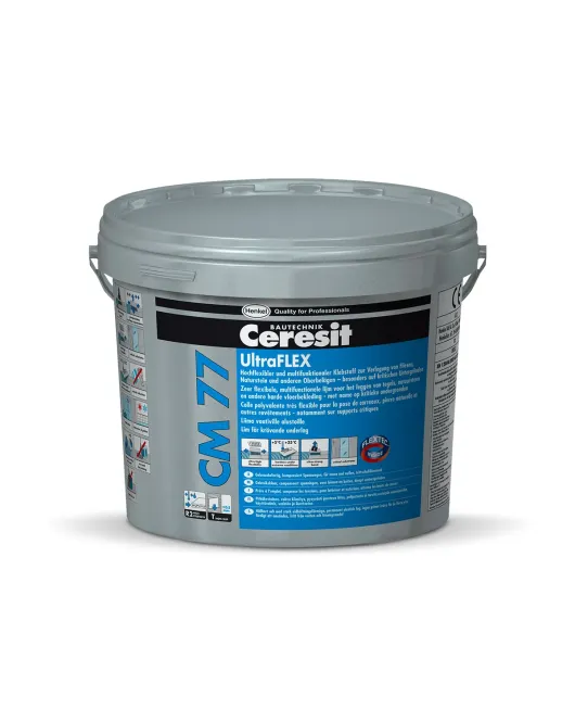 Ceresit CM77 Ultraflex ypač elastingi daugiafunkciniai silaniniai klijai, 8kg Ceresit CM77 Ultraflex ypač elastingi daugiafunkciniai silaniniai klijai, 8kg