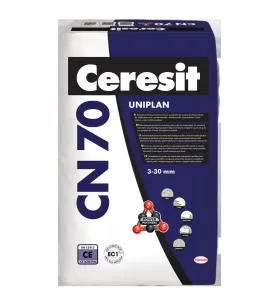 Ceresit CN70 Uniplan savaime išsilyginantis grindų mišinys 3-30 mm, 25kg