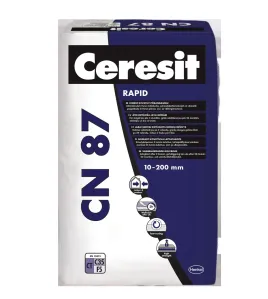 Ceresit CN87 labai greitai kietėjantis grindų mišinys 10-200 mm, 25kg