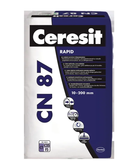 Ceresit CN87 labai greitai kietėjantis grindų mišinys 10-200 mm, 25kg