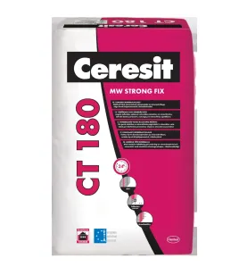 Ceresit CT180 Strong Fix klijuojantis mišinys mineralinei vatai, 25kg