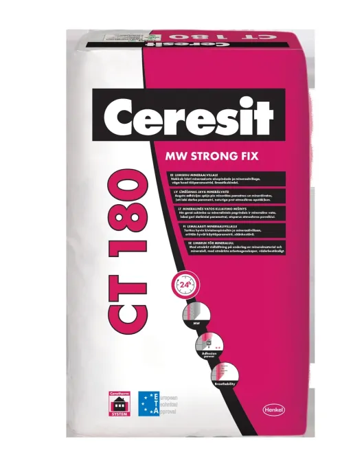 Ceresit CT180 Strong Fix klijuojantis mišinys mineralinei vatai, 25kg