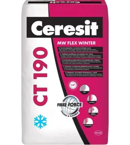 Ceresit CT190 Winter žieminis armavimo ir klijavimo mišinys mineralinei vatai, 25kg