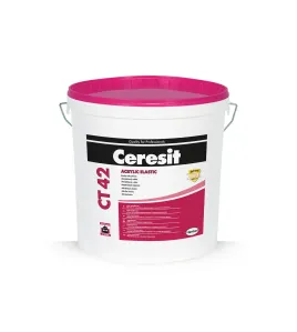 Ceresit CT42 Acrylic Elastic akriliniai dažai, balta bazė, 15l