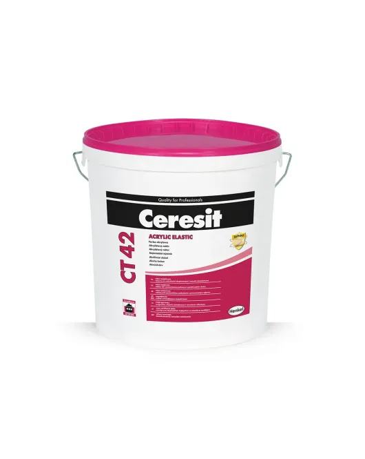Ceresit CT42 Acrylic Elastic akriliniai dažai, balta bazė, 15l