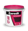Ceresit CT60 Acrylic Elastic akrilinis tinkas, akmenukų faktūra, frakcija 2,0 mm, balta bazė, 25kg