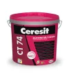 Ceresit CT74 Silicone Self Clean savaime išsivalantis silikoninis tinkas, akmenukų faktūra, frakcija 2,0 mm, balta bazė, 25kg