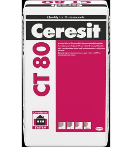 Ceresit CT80 EPS ir mineralinės vatos plokščių klijavimo ir armavimo mišinys, 25kg