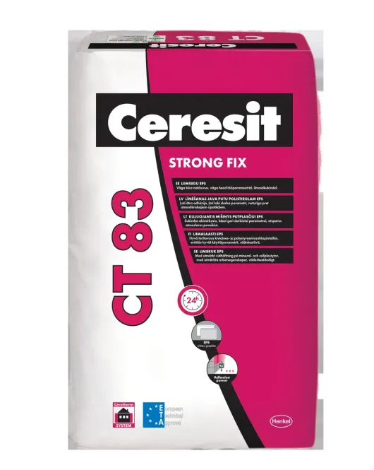 Ceresit CT83 Strong Fix klijuojantis mišinys putų polistireno plokštėms, 25kg