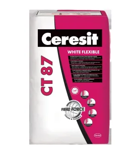 Ceresit CT87 White Flexible klijai ir armuojantis mišinys EPS ir mineralinės vatos plokštėms, 25kg