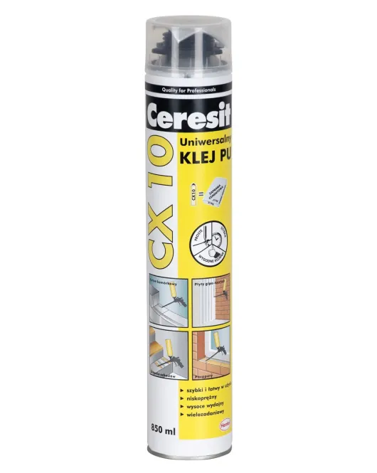 Ceresit CX10 universalūs PU klijai, 850ml