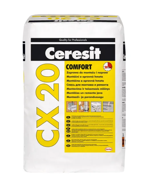 Ceresit CX20 Comfort montavimo ir taisomasis mišinys, 5kg
