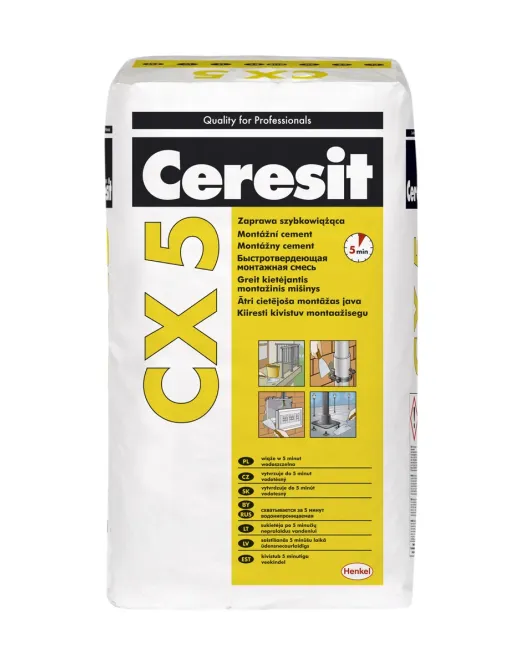 Ceresit CX5 Express greitai kietėjantis montažinis cementas, 25kg