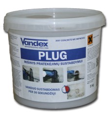 VANDEX PLUG - rapid setting cementitious waterstop mortar, 5kg