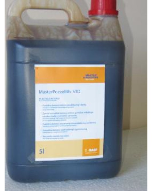 MasterPozzolith STD - skystas plastiklis betonui, 5L