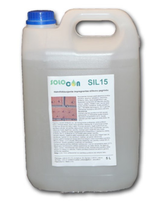 SOLOCON SIL15 - hidrofobizuojantis impregnantas silikono pagrindu, 5L