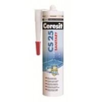 Ceresit CS25 Triple Protect sanitarinis silikonas, Cementgrey (12) 280ml